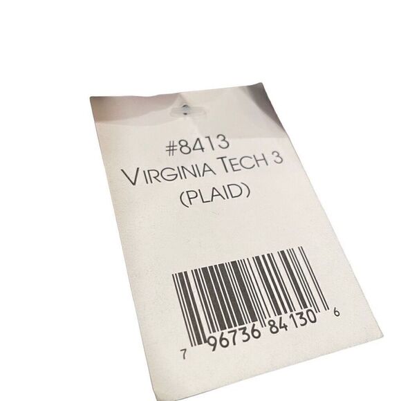 Virginia Tech Necktie Mens 100% Silk Hokies NCAA Licensed Apparel - Picture 3 of 3